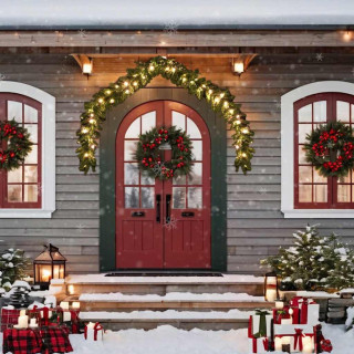 jõuluvanik LED-tuledega 10 m