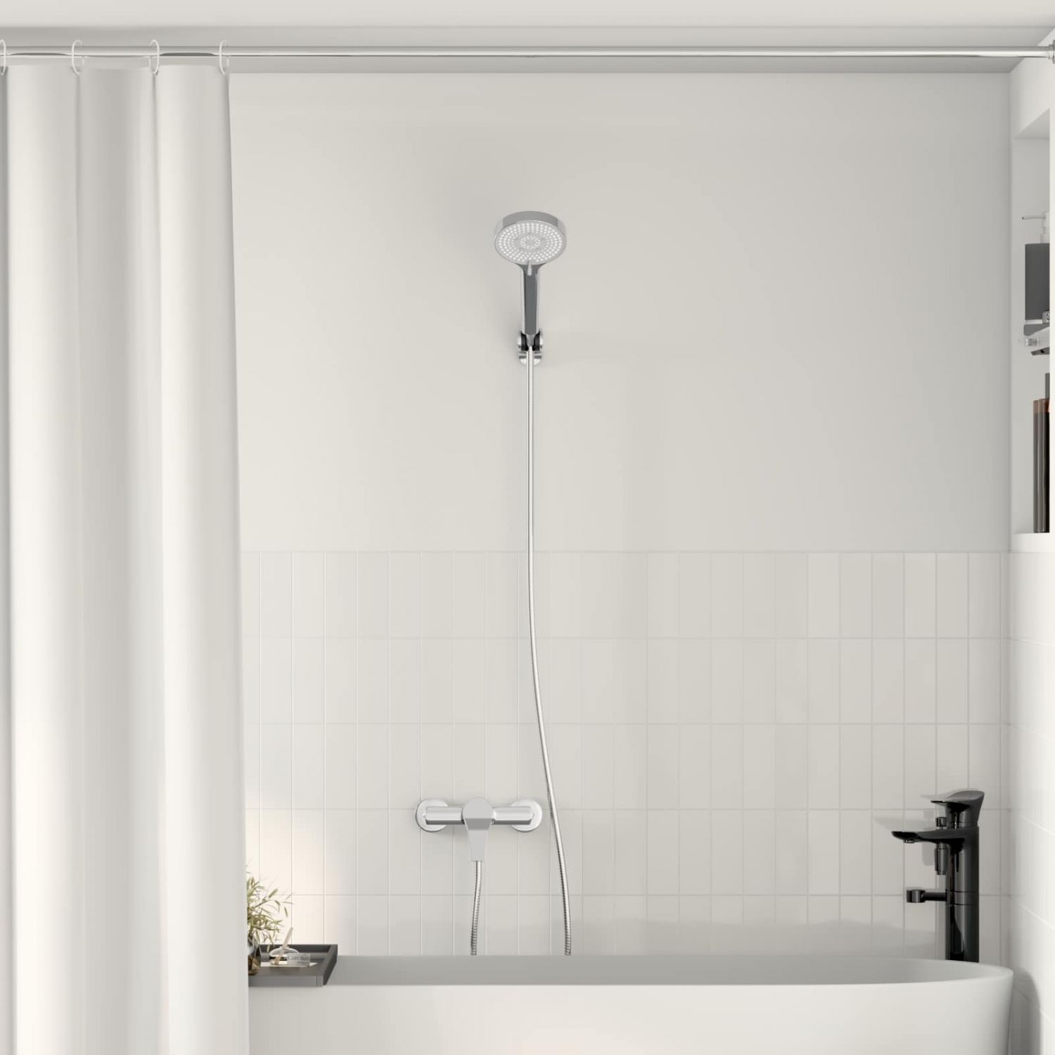 Dušipea Komplekt Kroom G 1 / 2 tolli Messing