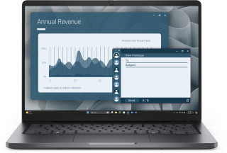 Ноутбук Dell Pro 14 PC14255 / AMD Ryzen 5 / 8 ГБ / 512 ГБ SSD / 14.0 FHD+ / AMD Radeon 740M / Сканер отпечатка пальца / FHD/IR камера / Микрофон / WLAN + BT / Клавиатура Nordic с подсветкой / 3-элементный аккумулятор / W11Pro / 3 года ProSupport