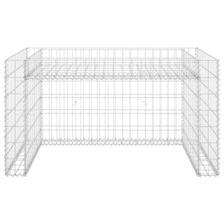 Гараж для газонокосилки с клумбой 110 x 80 x 60 см, стальная проволока