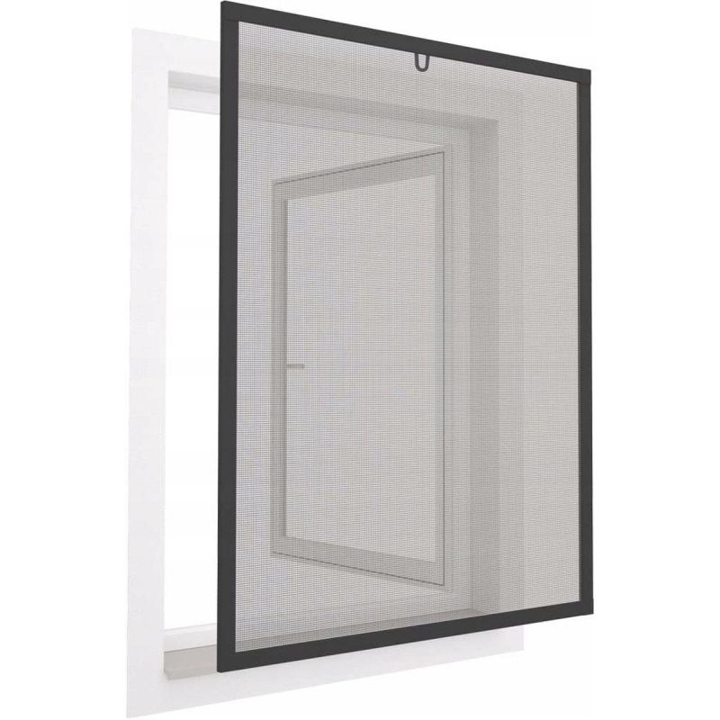 MOSQUITO NET WINDOW ALU 80X100CM ANTHRACITE