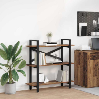 Raamatukapp Vana puit 100 x 33,5 x 102 cm Tehispuit