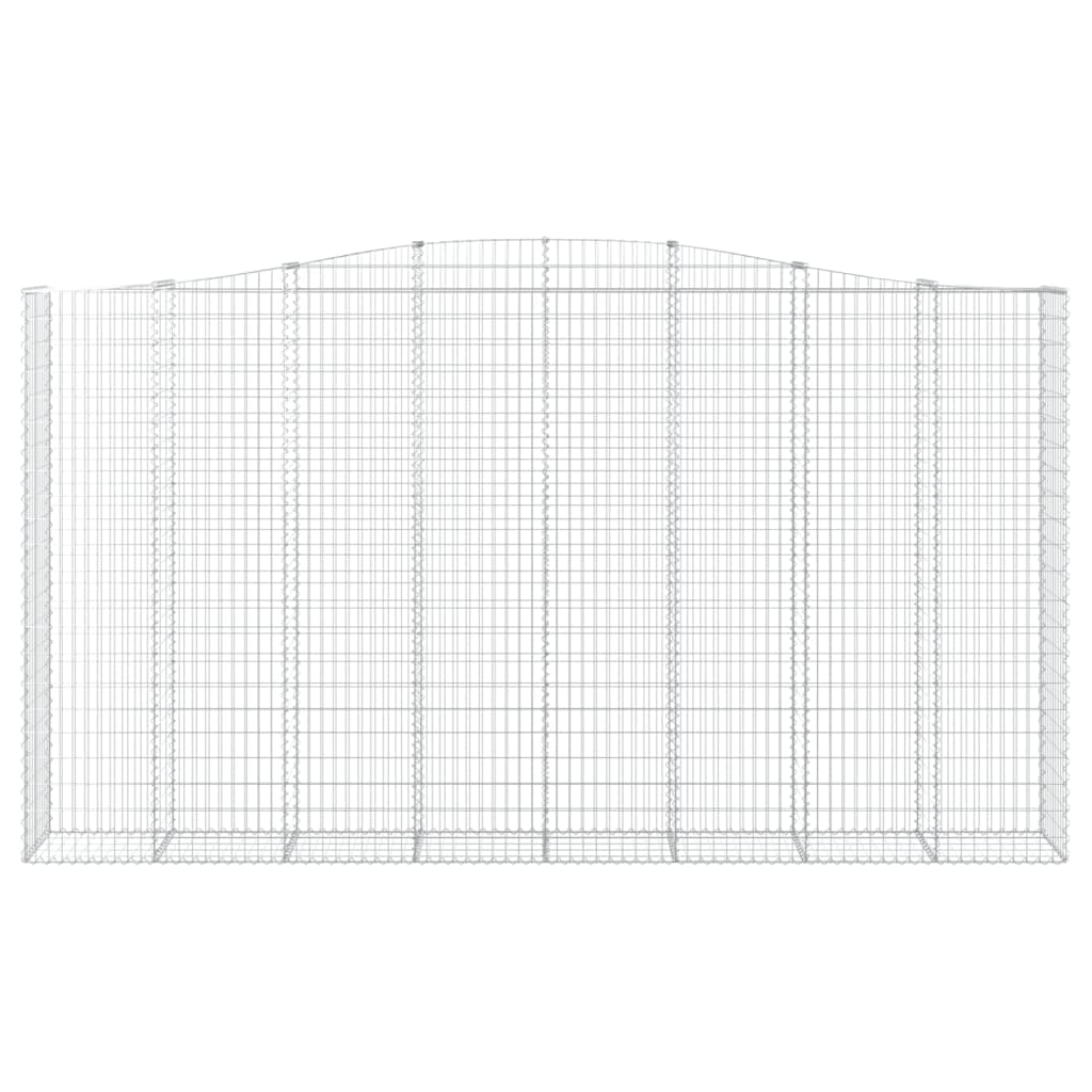 Габион дугообразной формы, 400x50x220/240 см, оцинкованная сталь