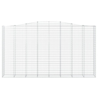 Габион дугообразной формы, 400x50x220/240 см, оцинкованная сталь