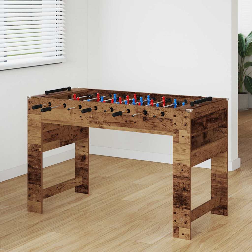 Foosball laud Vana puit 125 x 60,5 x 80 cm Tehispuit