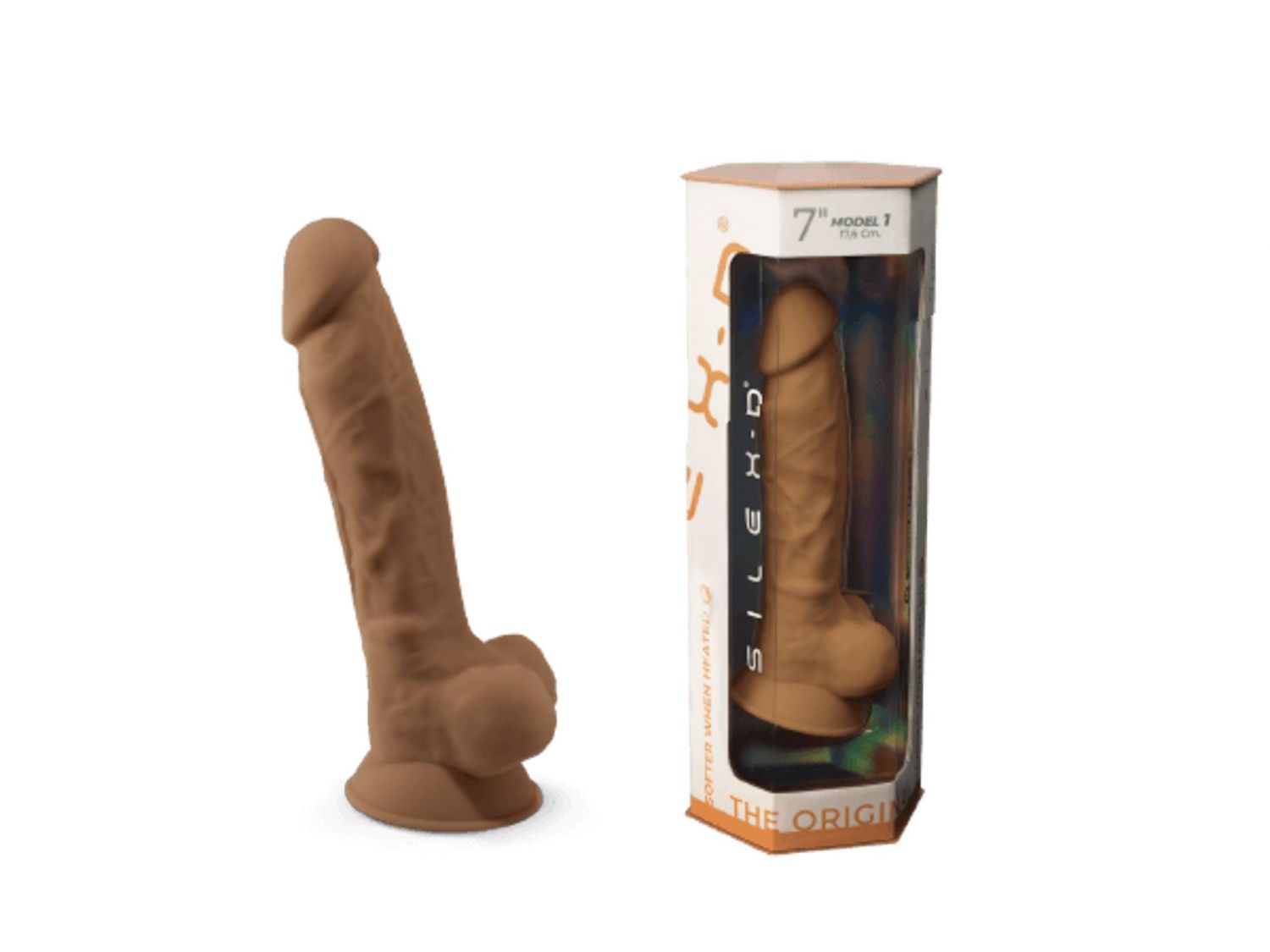 Dildo SilexD Model 1 (17.7 cm) Caramel