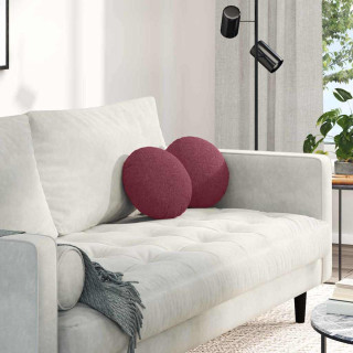 Istumispatjad 2 pcs Veinpunane Ø30 x 13 cm kangas