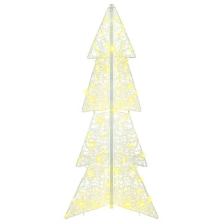 Jõulupuu koos 100 LED-iga Soe valge 120 cm Akrüül