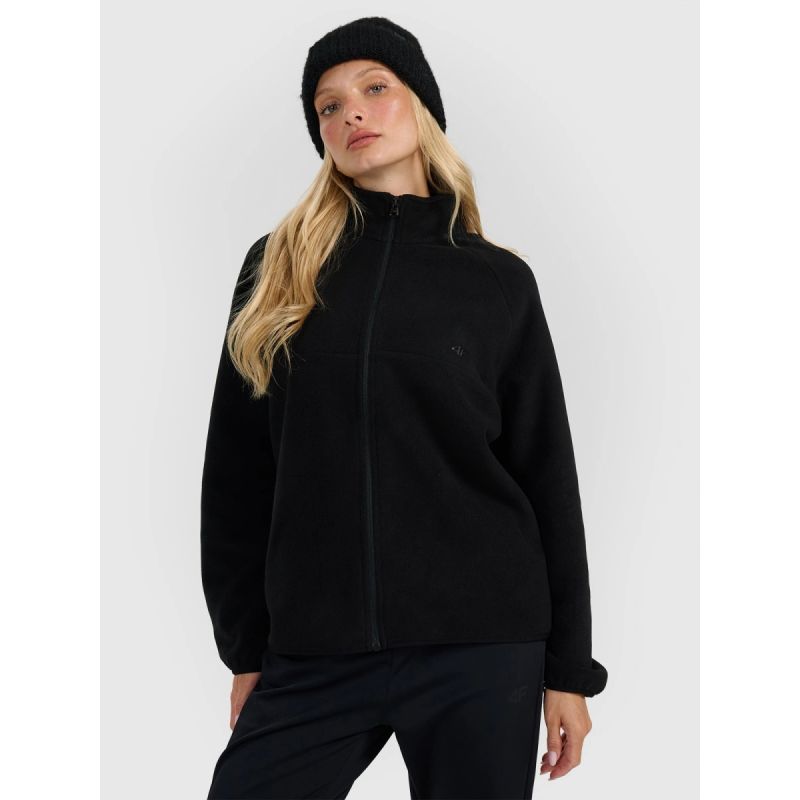 Women's oversize stand-up collar fleece 4F 4FRAW25TFLEF450-20S