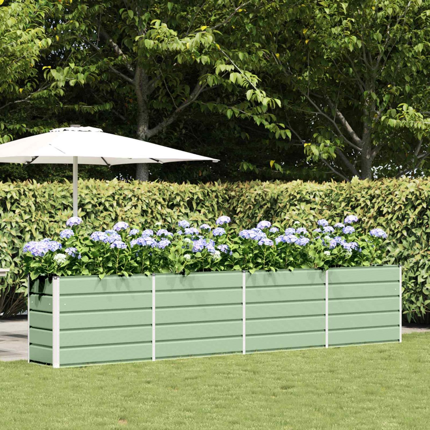 Taimekast Pastellroheline 480 x 50 x 45 cm Tsinkteras