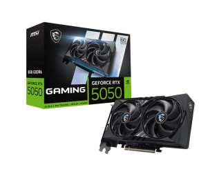 Graphics Card|MSI|NVIDIA GeForce RTX 5050|8 GB|GDDR6|128 bit|PCIE 5.0 16x|Dual Slot Fansink|RTX50508GGAMINGOC
