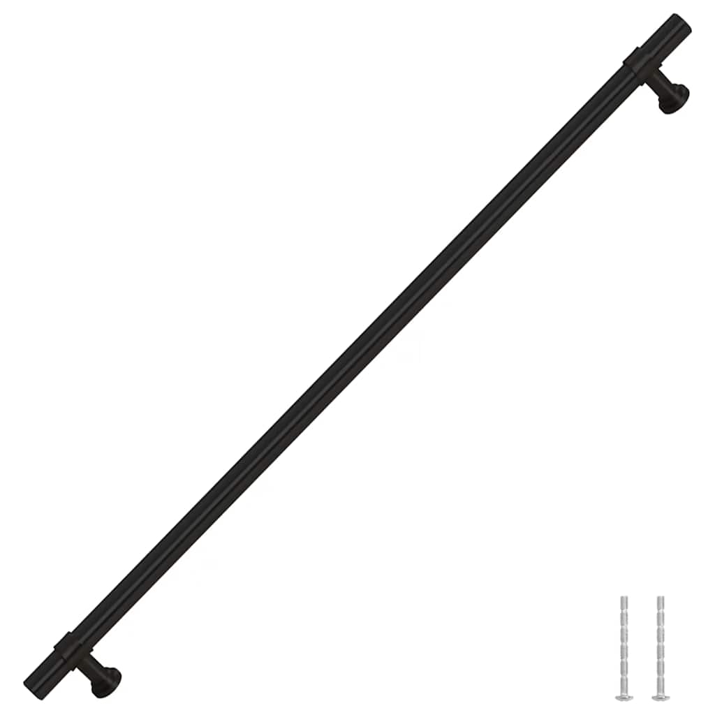 kapi käepidemed 5 tk, must, 320 mm, roostevaba teras