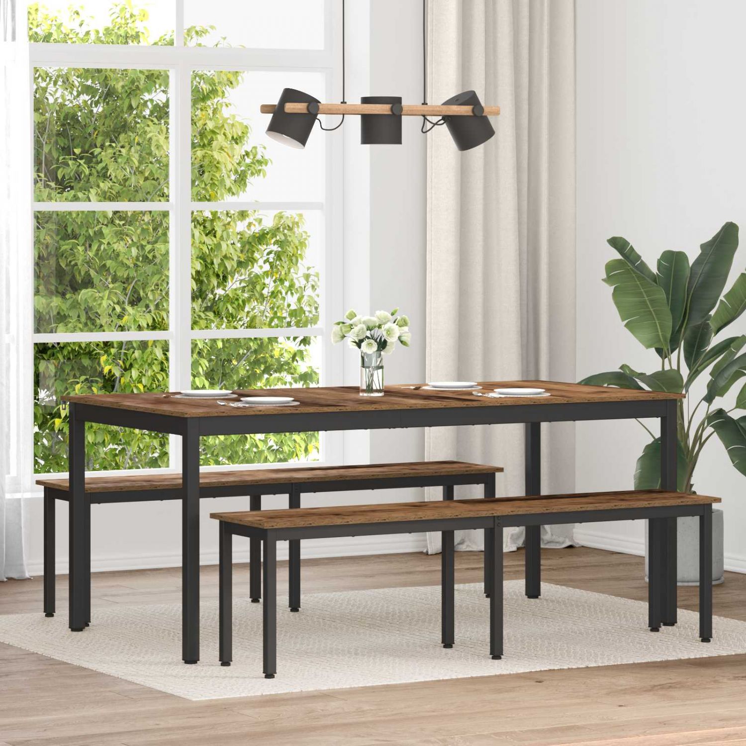 pink Vana puit 160 x 35 x 45 cm Tehispuit