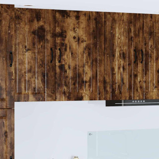 Seinakapp kööki Suitsetatud tamm 50 x 31 x 80 cm Tehispuit