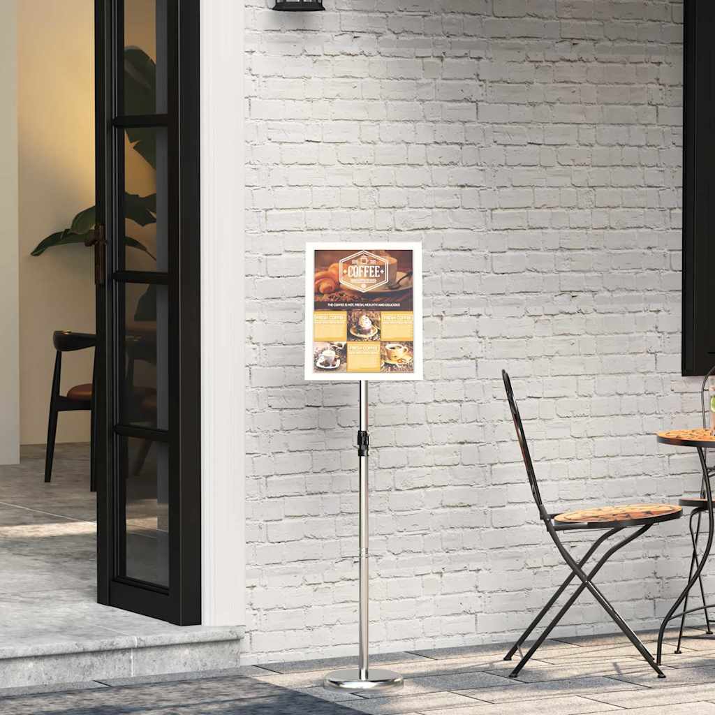 Messinäitus Displays Hõbedane 25 x 25 x 125 cm Alumiinium