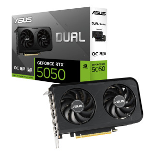 Видеокарта ASUS NVIDIA GeForce RTX 5050 8 ГБ GDDR6 DUAL-RTX5050-O8G