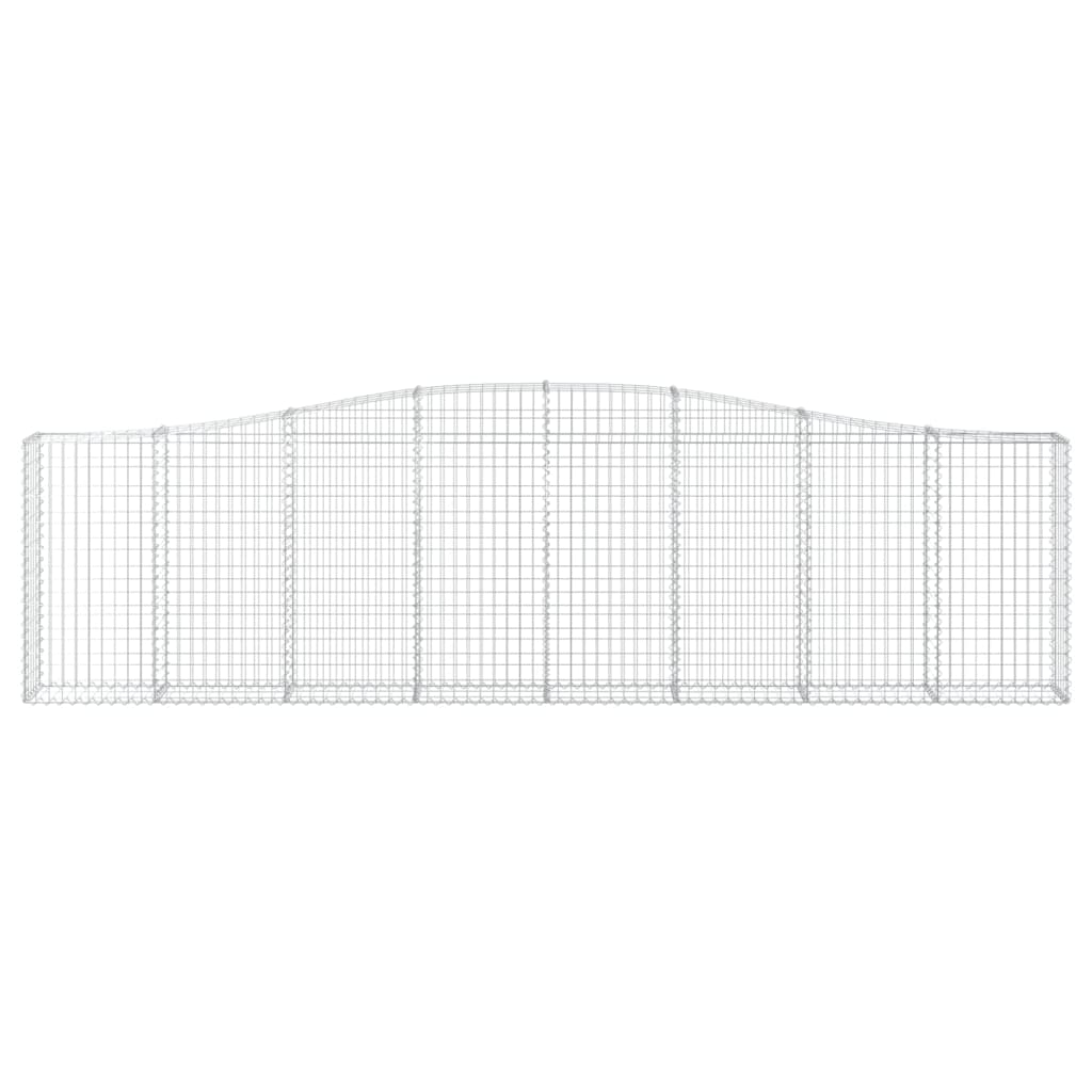 Габионный короб дугообразной формы, 400x30x100/120 см, оцинкованная сталь