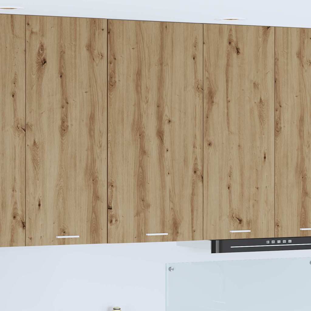 Seinakapp Riga Meisterdatud tamm ja valge 50 x 31 x 100 cm