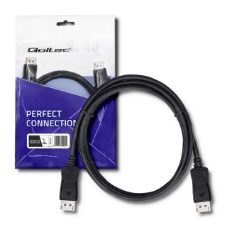 Qoltec Displayport V1.1 male | Displayport V1.1 male | 4K | 1.5m
