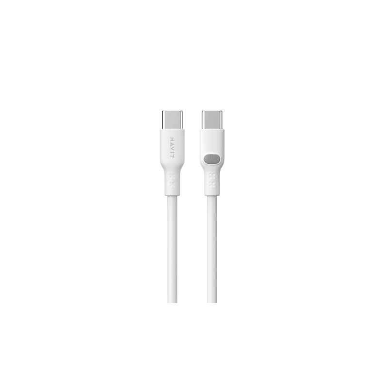 Havit Type C-Type C Cable CB6280 (white; 100cm)
