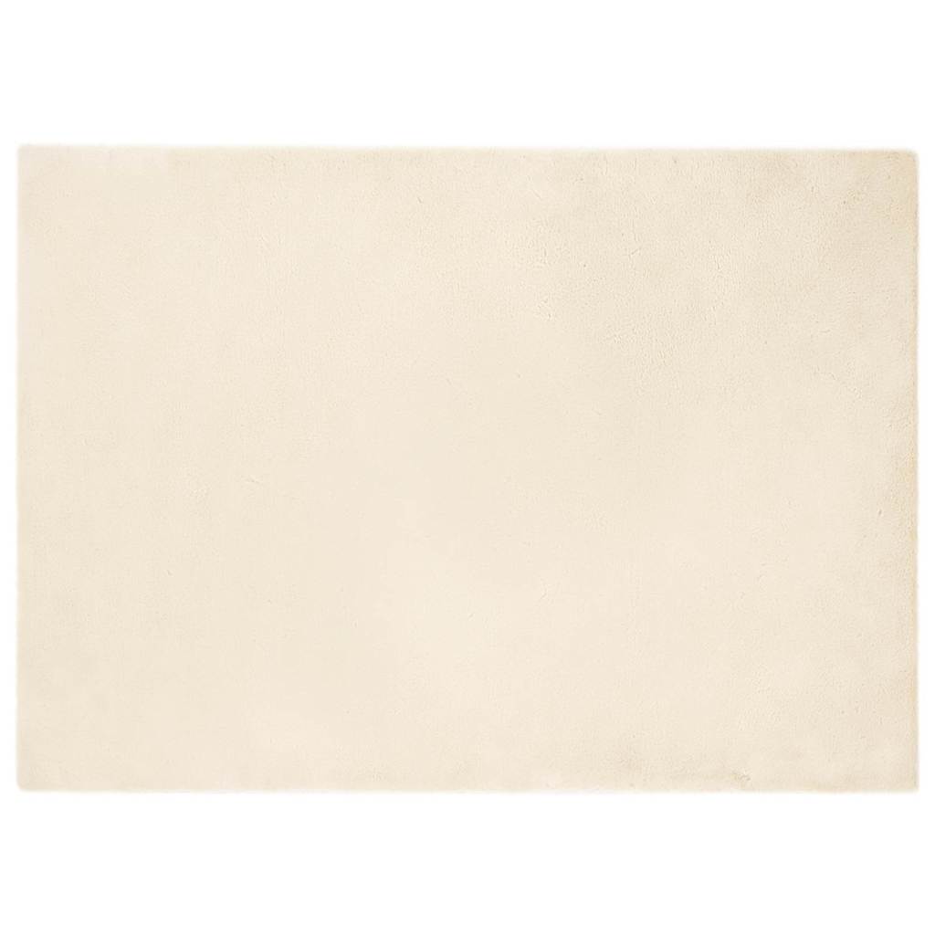 Kunstlik Küüliku Karv Mat cream 200 x 280 cm Polüester
