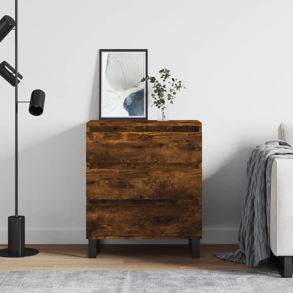 puhvetkapp, suitsutatud tamm, 60x35x70 cm, tehispuit