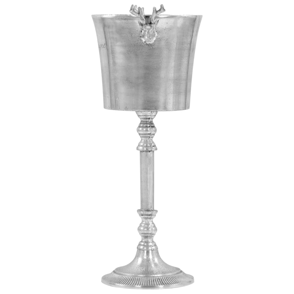 šampusejahuti, tugev alumiinium, 39 x 29 x 71 cm, hõbedane