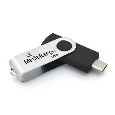 USB-флеш-накопитель MediaRange MR1952, 32 ГБ, USB-C