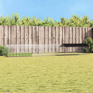 Küüliku Aedik Hõbedane 400 x 78 x 78 cm Tsinkteras