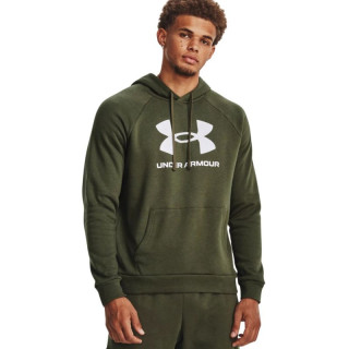 Men's Under Armour Rival Fleece Logo HD sweatshirt olive 1379758 390 M