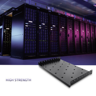 Qoltec Mount shelf for RACK | 490 * 250