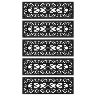 Резиновые накладки на ступени лестницы, 5 шт, 25 x 75 см