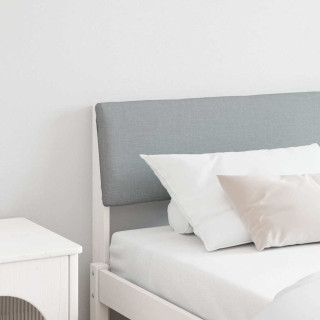 Polsterdatud voodiots Helehall 200 cm Tahke mänd