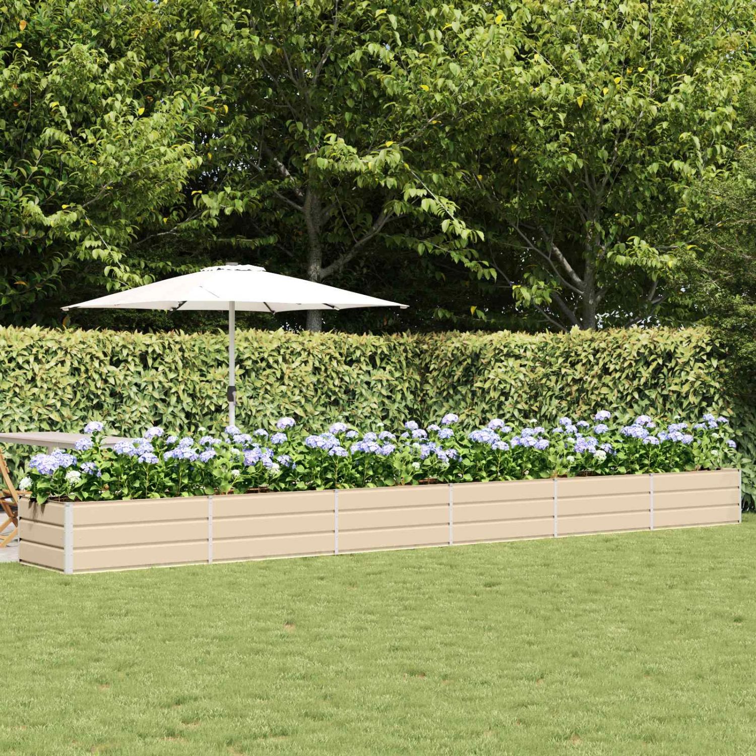 Taimekast Ebarealne 600 x 80 x 45 cm Teras