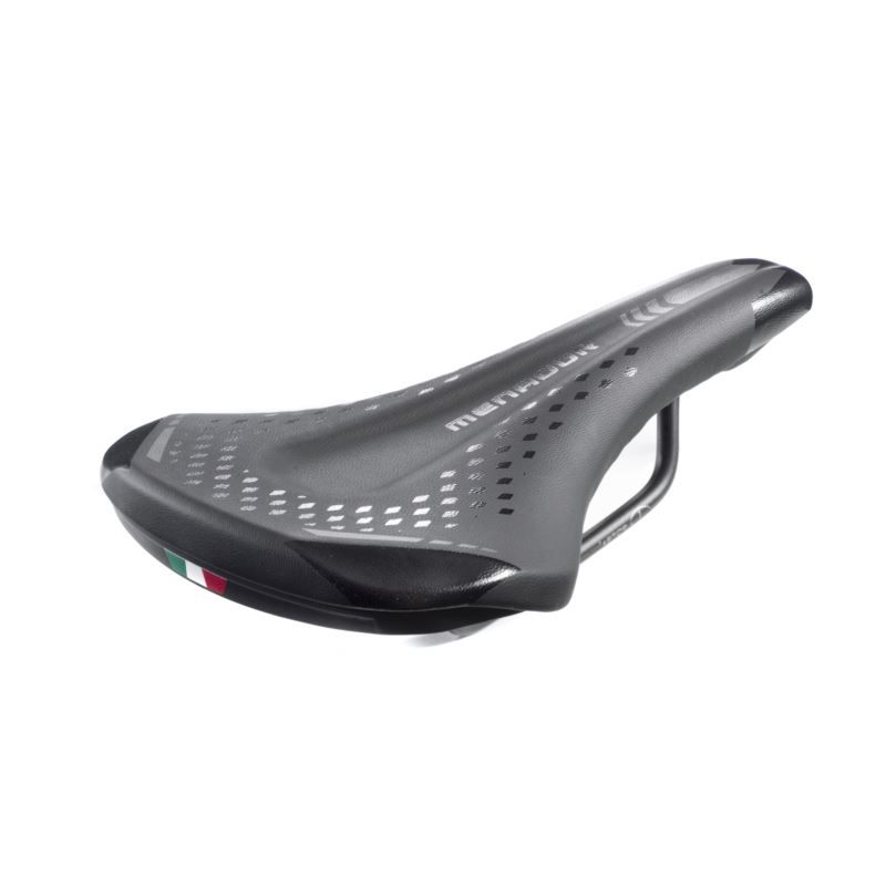 MENADOR saddle black and silver