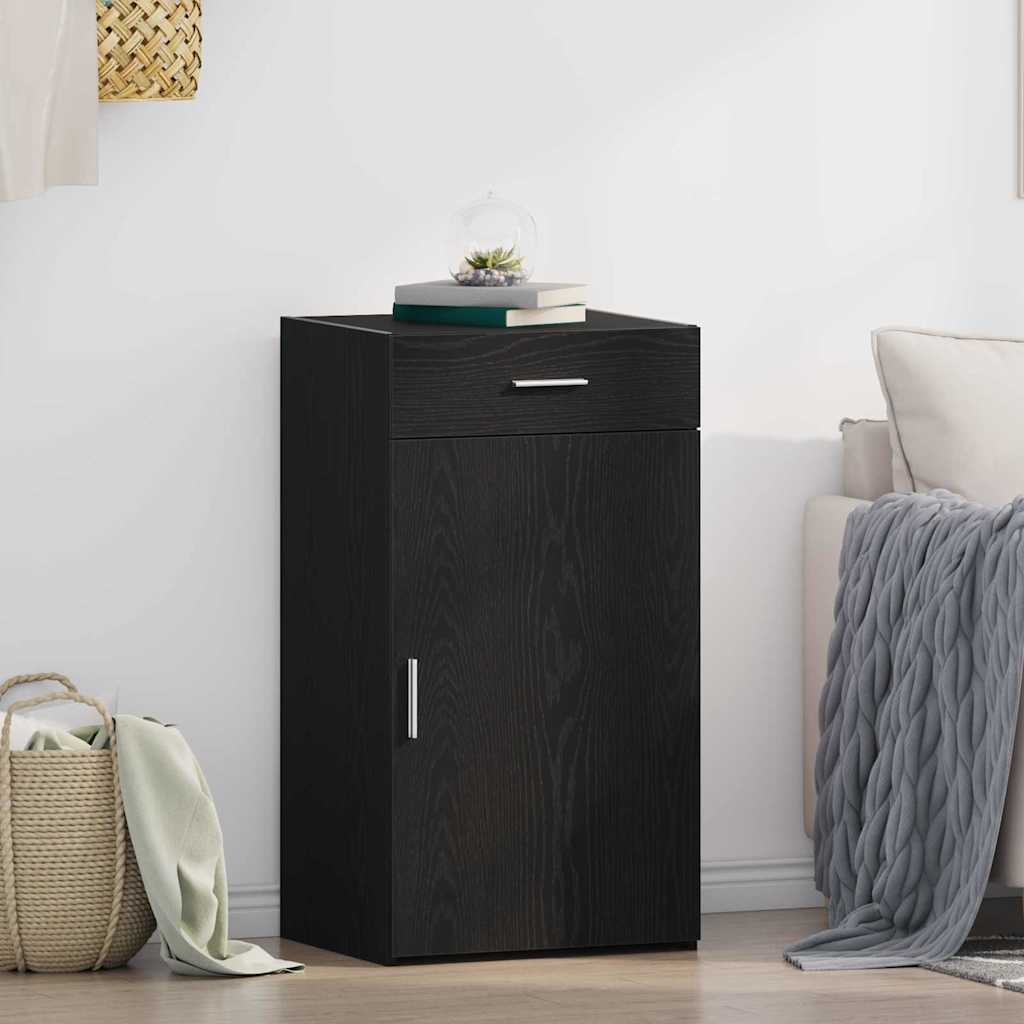 Шкаф для одежды, Черный Дуб, 30x42,5x93 см, Деревянный материал