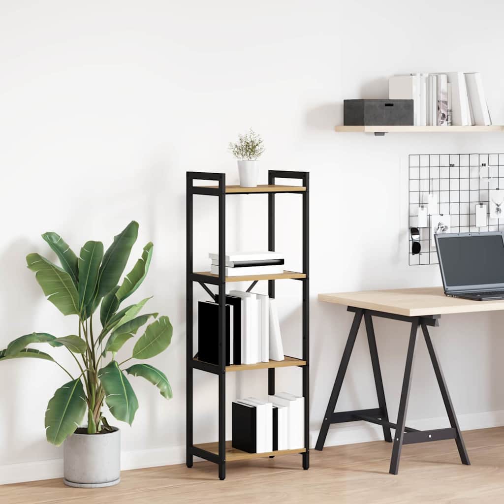 Raamatukapp käsitöötamm 40 x 30 x 118 cm Tehispuit