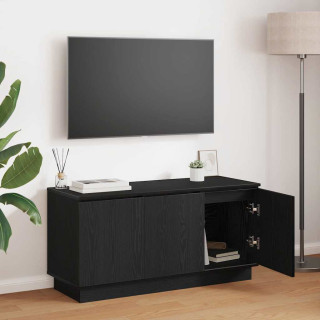 TV Kapp LEDiga Must tamm 100 x 38 x 49 cm Tehispuit