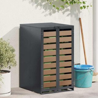 Ratastega jäätmekasti hoidmine gaasi tõstetava kaanega 240L kastile