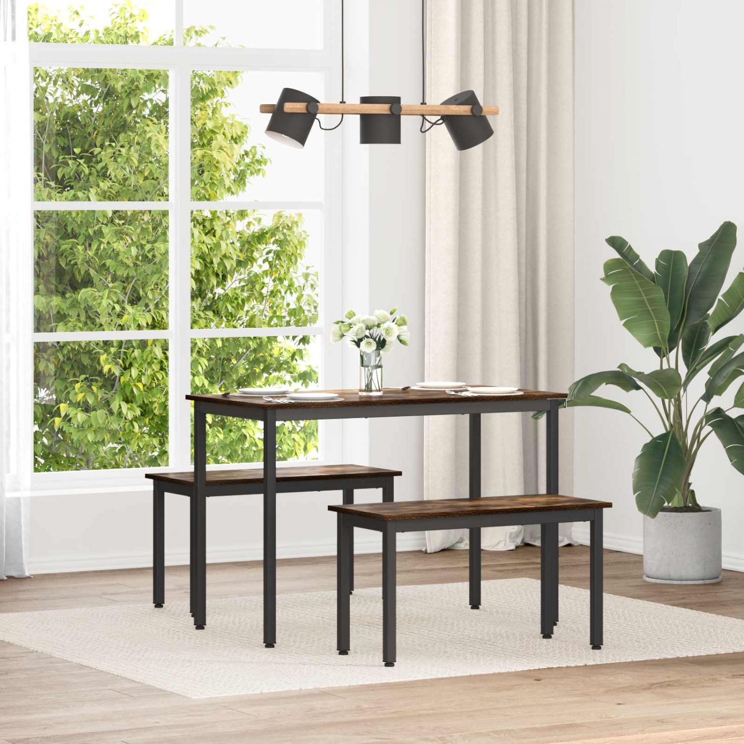 pink Suitsu tamm 80 x 35 x 45 cm Tehispuit