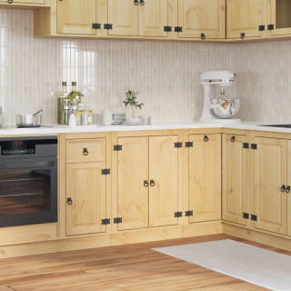 Kapp riiuliga ladustamisega Kallis 60 x 46 x 81,5 cm Tahke mänd