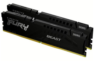 Комплект оперативной памяти Kingston Fury Beast Black 64 ГБ (2x32 ГБ) DDR5 6000 МГц