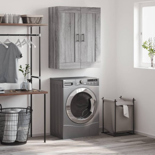 Навесной шкаф, серый дуб Сонома, 69,5 x 34 x 90 см, искусственное дерево