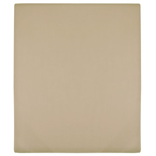 kummiga voodilinad, 2 tk, pruunikashall, 90x200 cm, puuvill