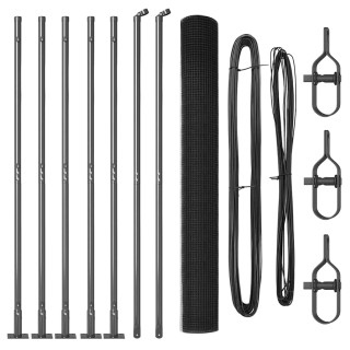 Aed koos postidega Hall 1.4 x 10 m Teras