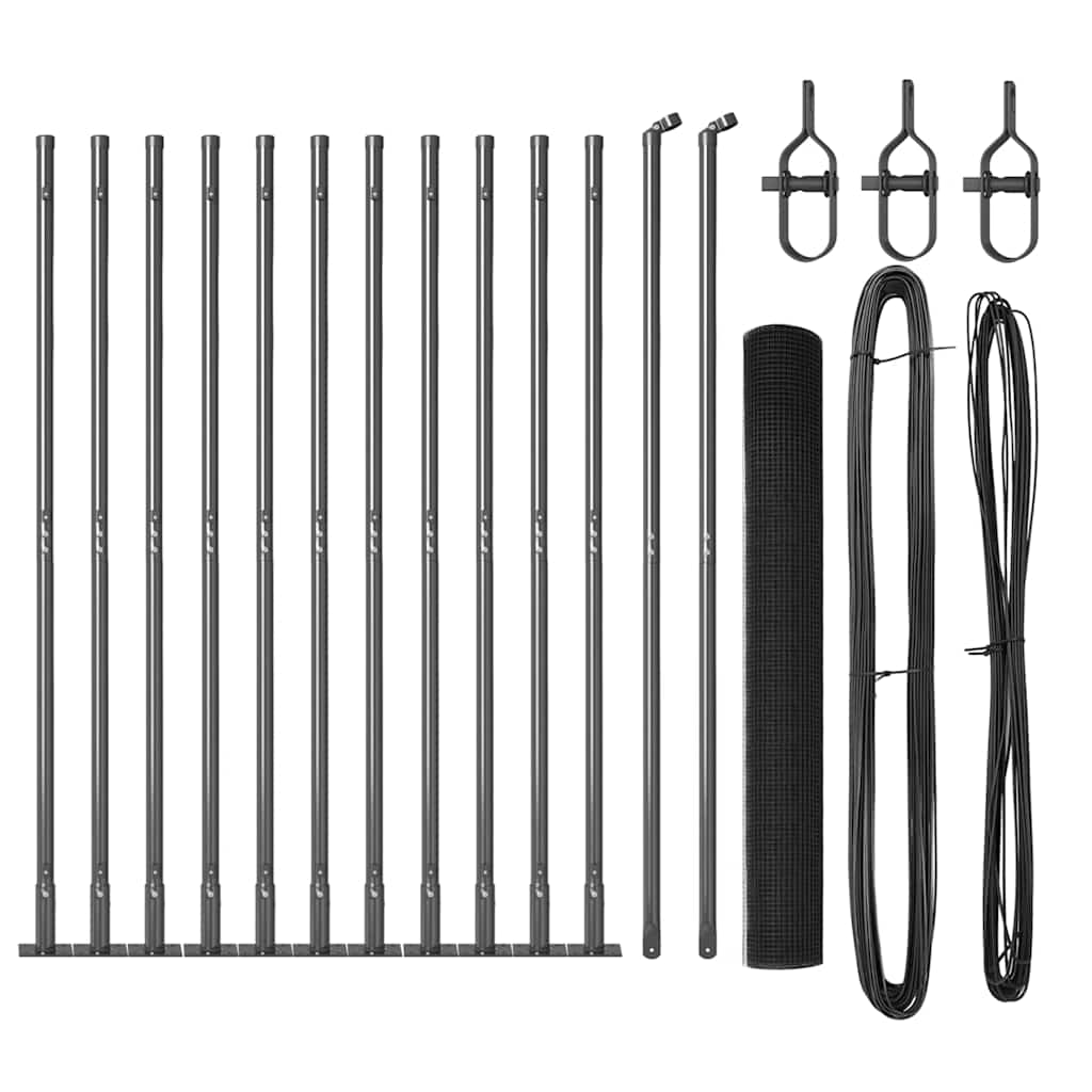 Aed koos postidega Hall 1 x 25 m Teras