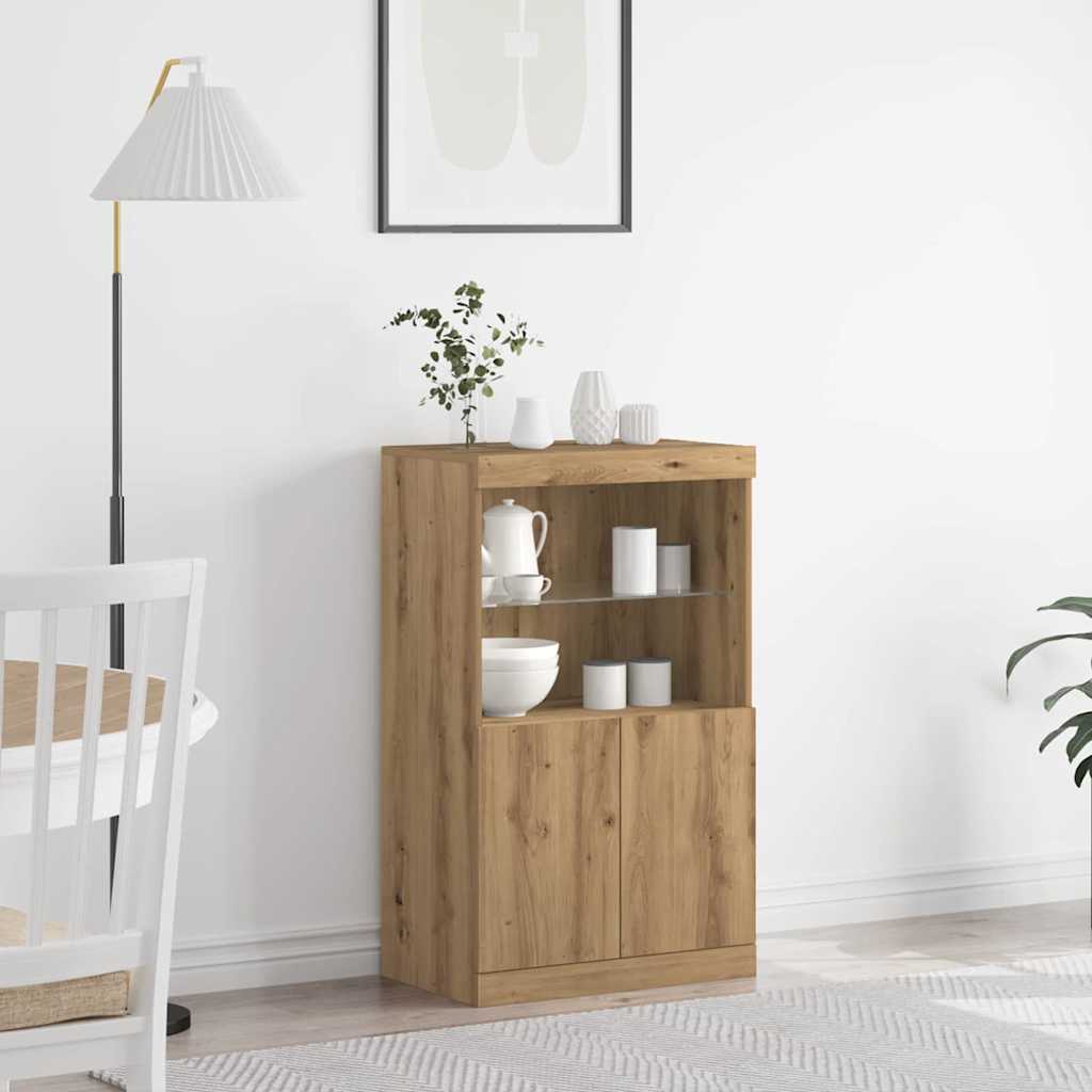 Сарай с LED-подсветкой Artisan Oak 60x37x100 см