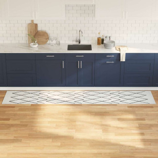 Köögimatt Valge 300 x 60 cm Samet