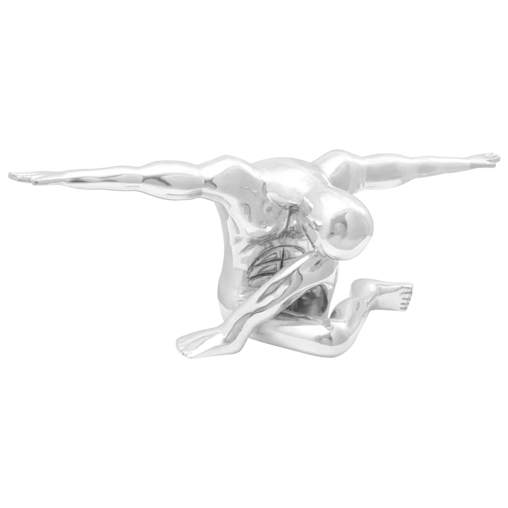 Skulptuur Hõbedane 91,5 x 32 x 33 cm Alumiinium