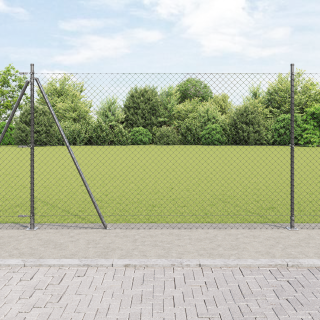 Ahel-Linki Aed 7 Flanged Posts 1,6x10 m Galvaniseeritud teras